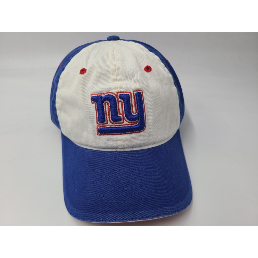 New York Giants Reebok Flex Fitted OSFA Hat Cap Men NFL Football White‎ Blue Red